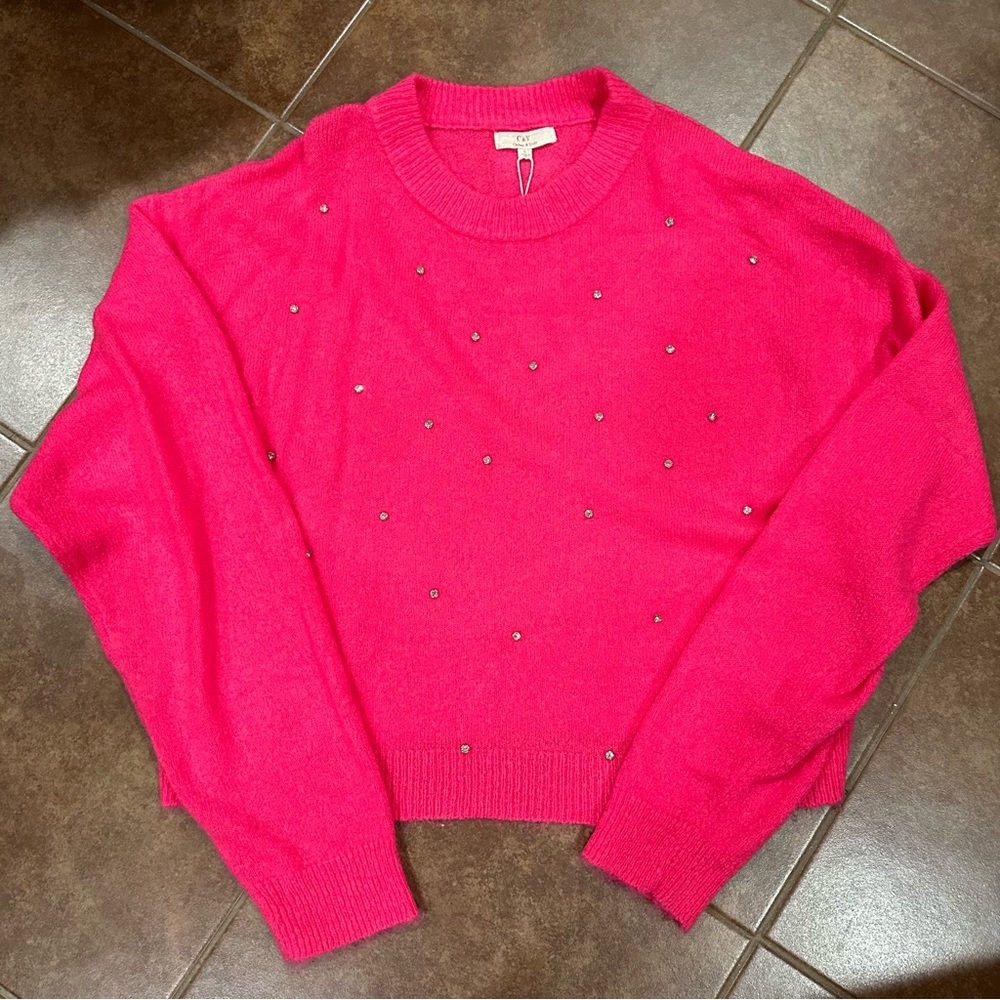Chelsea & Violet Rhinestone Sweater